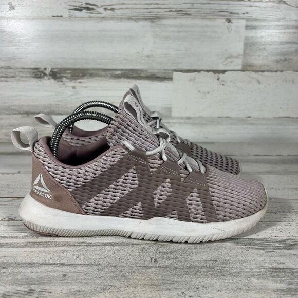 Reebok Womens Reago Pulse CN5184 Lavender Lical Lace Up Athletic‎ Shoes Size 8 - Picture 1 of 9